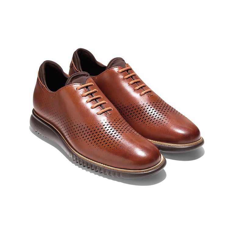 Cole Haan 2.ZEROGRAND Laser Wingtip Oxford Mens BRITISH TAN  display picture 1