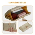 thumbnail image 4 of FUEENIRVA Evening Bag Golden Pu Metal Polyester 1Pack 7.7X5.9In, 4 of 6
