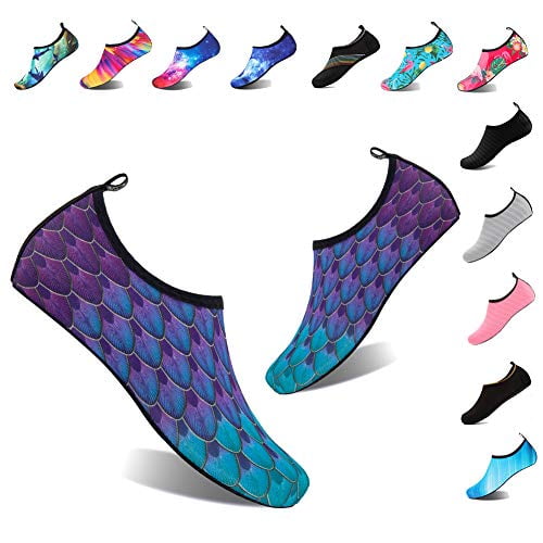YALOX Water Shoes Womens Mens Outdoor Beach Swimming Aqua Socks Quick-Dry Barefoot Shoes Surfing Yoga Pool Exercise