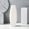 thumbnail image 4 of Home Plastic Vase White Imitation Ceramic (White), 4 of 6