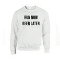 thumbnail image 1 of Drôle Courir Maintenant Bière Plus Tard Sweat Graphique pour Hommes, 1 of 1