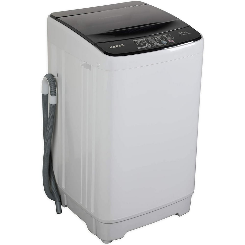 Compact Washing Machine, KAPAS Fully Automatic 2in1 Washer & Air Spin Drying Machine with11