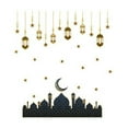 thumbnail image 3 of Eid Mubarak Wall Stickers Stars Moon 2024 Ramadan Decoration Party Decor, 3 of 8