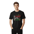 thumbnail image 3 of Gildan Men's Naughty Nice Graphic Tee for Christmas, Short Sleeve White Holiday T-Shirt, S Size, 3 of 5