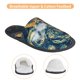 thumbnail image 3 of Fotbe Astronaut Starry Night Pantuflas Peludas para Mujer con Estampado, Zapatillas de Peluche, Zapatos de Invierno para Casa, Uso Interior y Exterior-Large, 3 of 8
