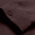 thumbnail image 6 of Mock Neck Tops Derong Soft Warm Ultra Soft Stretch Casual Basic Tee Thermal Long Sleeve Turtleneck Thermal Thermal Top Fleece Lined Base Layer Tops Thermal Baselayer Shirt Brown XL, 6 of 6