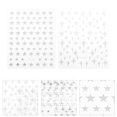thumbnail image 4 of BRIGHTFUFU 8 hojas de pegatinas para decoración de uñas con forma de estrella, adornos para manicura, calcomanías elegantes para uñas, 4 of 7