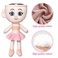 thumbnail image 3 of Peluche Tiuyov Italian Brainrot Ballerina Cappuccina 25 cm, 3 of 9