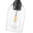 thumbnail image 5 of Millennium Lighting  Arlett 3 Light Vanity fixture in Multiple Finishes with Clear Glass Shades Matte Black Black Matte, 5 of 5