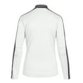 thumbnail image 3 of Women's Levelwear  White USMNT Quarter-Zip Pullover Top, 3 of 3