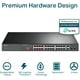 thumbnail image 2 of Switch TP-LINK TL-SL1226P 24 Puertos RJ45 10/100 Mbps PoE 2 Puertos RJ45 Gigabit 2 Ranuras SFP Gigabit Combo Rack 19 Pulgadas, 2 of 2