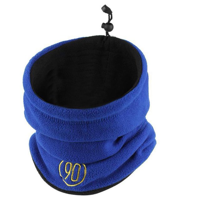 Winter Neck Gaiter Warmer, Windproof Thermal Fleece Neck Protector for Cycling & Outdoor Sports, Soft Velvet Fabric, Adjustable Single Loop Design, Comfortable Fit