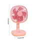 thumbnail image 5 of Ventilador Recargable Injueey de Verano con Luz Nocturna Rosado, 5 of 6