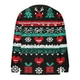 thumbnail image 5 of QATAINLAV Christmas Cardigan Sweaters for Women Plus Size Button Up Cardigans Ugly Xmas Printed Cable Knit Sweater Tops, Black, M, 5 of 6