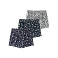 thumbnail image 5 of 3 Pack Womens Ultra-Soft Pajama Shorts Elastic Waistband Sleepwear Bottoms Sleep Pants Plus Size XS, 5 of 7
