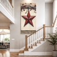 thumbnail image 4 of Canvas Wall Art, Red Texas Star Rustic Framed Canvas Prints for Living Room Bedroom, Country Star Berries Wooden Oversized Gallery Wrapped Wall Decor for Home Office, Gifts, 40"x60" Ship Next Day, 4 of 9