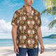 thumbnail image 3 of Balery Beautiful Owl Camisas hawaianas de manga corta para hombre, camisas playeras de corte holgado, camisas de vacaciones con botones,XX-Large, 3 of 7