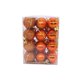 thumbnail image 1 of 24 unids/set decoración colgante de estilo navideño, exquisita bola colgante de plástico con purpurina que combina con todo, decoración para el hogar, 1 of 5