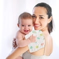 thumbnail image 5 of Paños para eructos para bebés, trapos para eructos para bebés, 6 capas de paños para eructos de algodón grandes extra absorbentes y suaves, 5 of 5