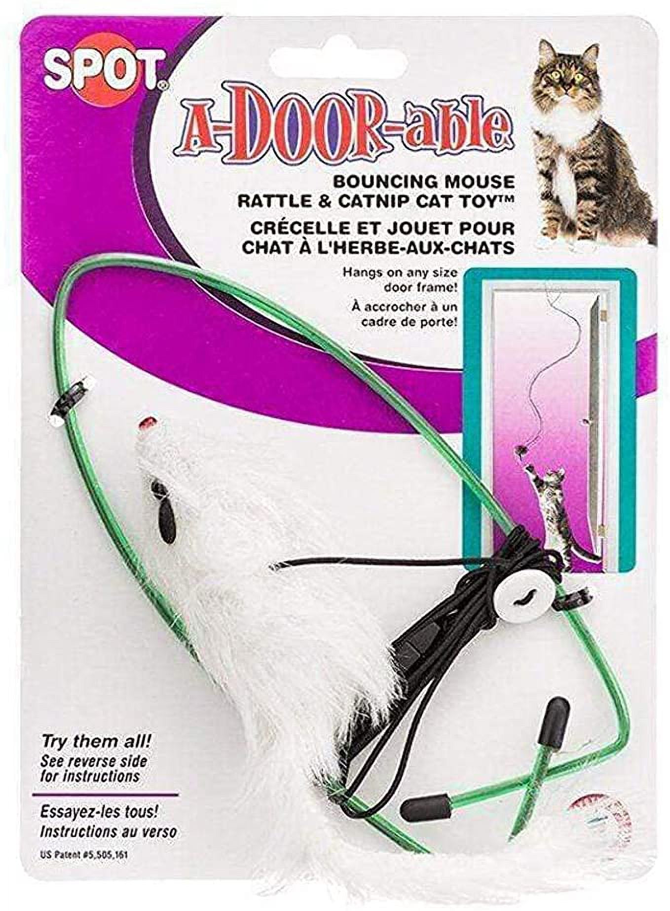 Cat toy that hangs from door frame hotsell