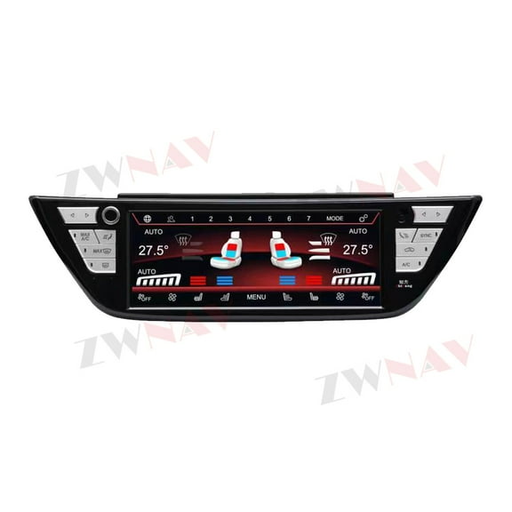 ZWNAV A/C Panel Air Conditioner Climate Control for BMW 5 series 2018-2022 Touch LCD Screen unit