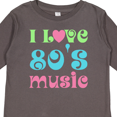 thumbnail image 4 of Inktastic I Love 80's Music Boys or Girls Long Sleeve Toddler T-Shirt, 4 of 5