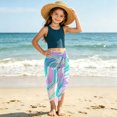 thumbnail image 7 of OGLCCG Sarong Cover Up Girls Beach Cover Up Bikini Bathing Suit Swimwear Coverup Long Sarongs Beach Wraps for Girls 3-16 Years, 7 of 7
