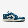 thumbnail image 2 of Air Jordan 1 Low SE Men's Shoes Color: White/Blue Grey/Sail/Industrial Blue Size: M 14 / W 15.5, 2 of 8