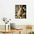 thumbnail image 3 of Nawypu  Easter Wall Art Cute Bunny Poster Rabbit Easter Egg Gnome Painting Jesus Canvas Prints Picture for Living Room Decor, 3 of 5