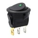 thumbnail image 3 of Encendiendo Interruptor de luz LED redondo 3 modelos Interruptores de botón de encendido basculante DIY Verde JShteea Nuevo, 3 of 6
