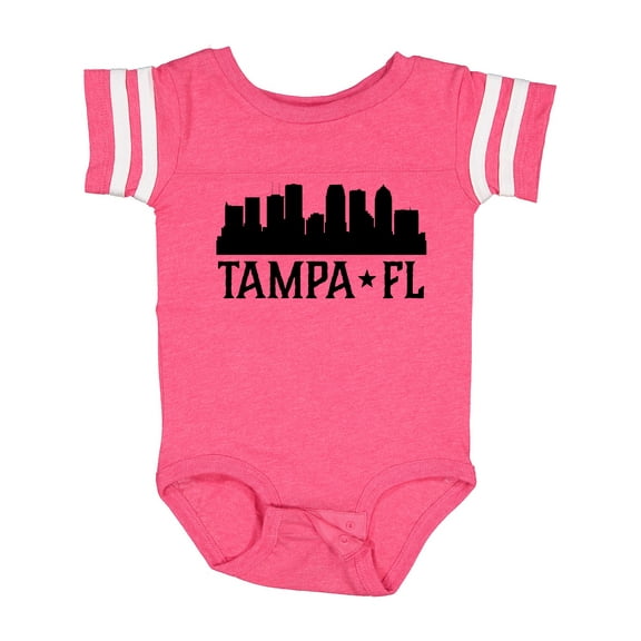 Inktastic Tampa Florida City Skyline Boys or Girls Baby Bodysuit
