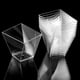 thumbnail image 3 of 100 Piezas Mini Tazas de Postre, Tazas de Postre Trapezoidales de Plástico de 60 Ml Taza de Aperitivo Perfecta Transparente Tazón de Servir Reutilizable para Fiesta de Postre de Pudín de Mousse (5 x 4, 3 of 5