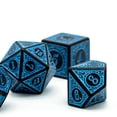 thumbnail image 3 of Cusdie 7-Die DND Dice with Carved Pattern D&D Dice Set Acrylic Polyhedral Dice for Role Playing Game Board Games Warhammer MTG, 3 of 5