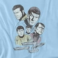 thumbnail image 2 of Star Trek Retro Crew Officially Licensed Adult T-Shirt M, 2 of 7