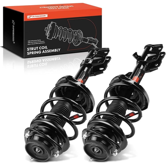 A-Premium Front Pair (2) Complete Strut and Coil Spring Assembly Compatible with Subaru Outback 2018-2019, Driver and Passenger Side