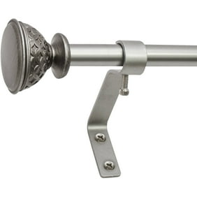 Mainstays White Owl Finial Drapery Rod Set Walmart Com