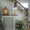thumbnail image 3 of 18 in. Dome Lantern, Christmas Themed Home Decor, Small, Black and Gold, 3 of 5