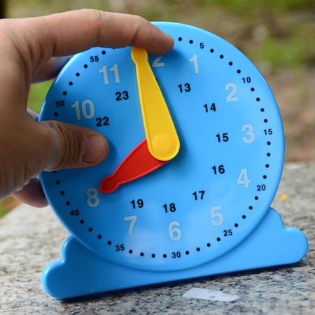 Clock Toy Kids Learning Clock Learning Watches Clock Model Adjustable ...