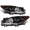 Black Housing, variant on MOSTPLUS Pair Chrome Headlights Front Lamps Assembly for 2010 2011 2012 2013 Mazda 3
