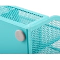 thumbnail image 5 of EXERZ Wire Mesh Desk Organizer - Turquoise, 5 of 5