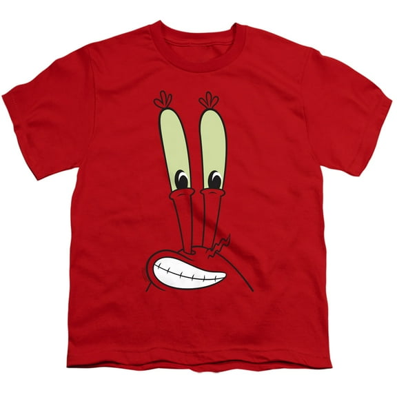 Spongebob Mr. Krabs Smile Face Unisex Youth T Shirt
