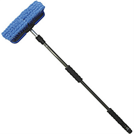 Carrand 10" Wash Brush Cleaning Brushes with Aluminum Extension Handle, Extend to 65"