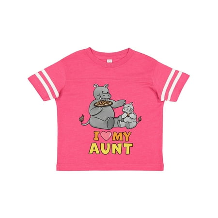 

Inktastic I Love My Aunt Hippos Gift Toddler Boy or Toddler Girl T-Shirt