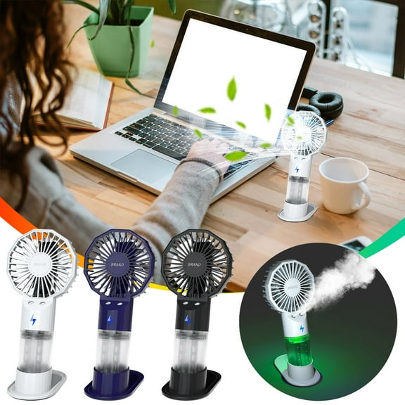 XGFHYJEH Hand Held Fan, Mini Fan Handheld, Hand Held Fan Rechargeable, Portable Folding Hand Held Cooling Fan