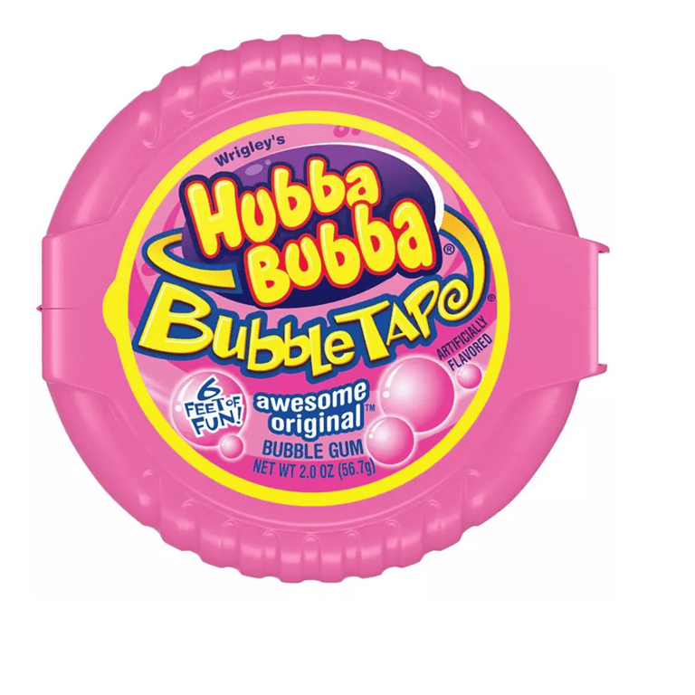 Hubba Bubba Assorted Flavors Bubble Tape Gum - 12 ct
