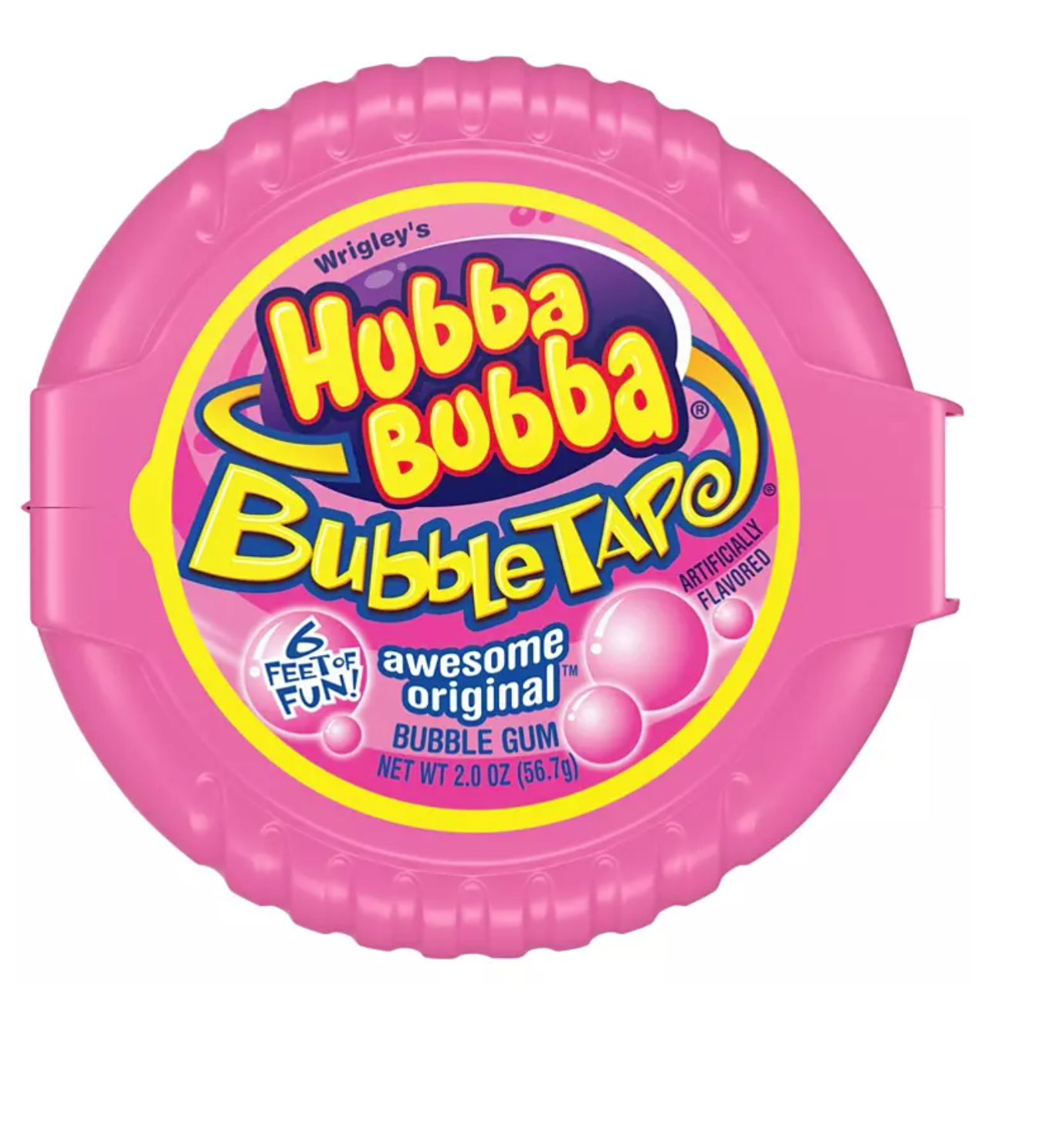Hubba Bubba Bubble Tape, Gushing Grape, 1.97 Ounce (Pack of 12)