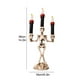 thumbnail image 2 of Vela de Halloween KEWITY sin llama candelabro de calavera decoración casa encantada, 2 of 3