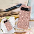 thumbnail image 4 of Phone Case for Google Pixel 9 Pro Case Glitter Sparkle Pink, Glamorous Bling Shiny Cover Google Pixel 9 Pro Case Silicone Anti-Fingerprint Thin (Pink), 4 of 7