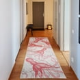 thumbnail image 1 of Octopus Decorative Rug, Monochrome Marine Animal Tentacles in Sketch Subaquatic Life Art, Quality Carpet for Bedroom Dorm and Living Room, 6 Sizes, Dark Coral, by Ambesonne, 1 of 2