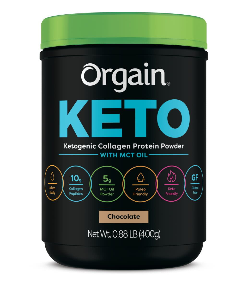 Orgain Keto Collagen Powder, Chocolate, .88 LB